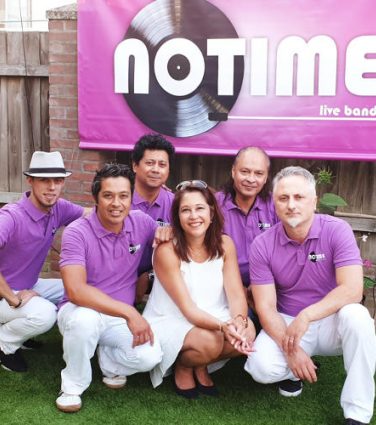 Coverband NOTIME boeken , Coverband NOTIME boeken